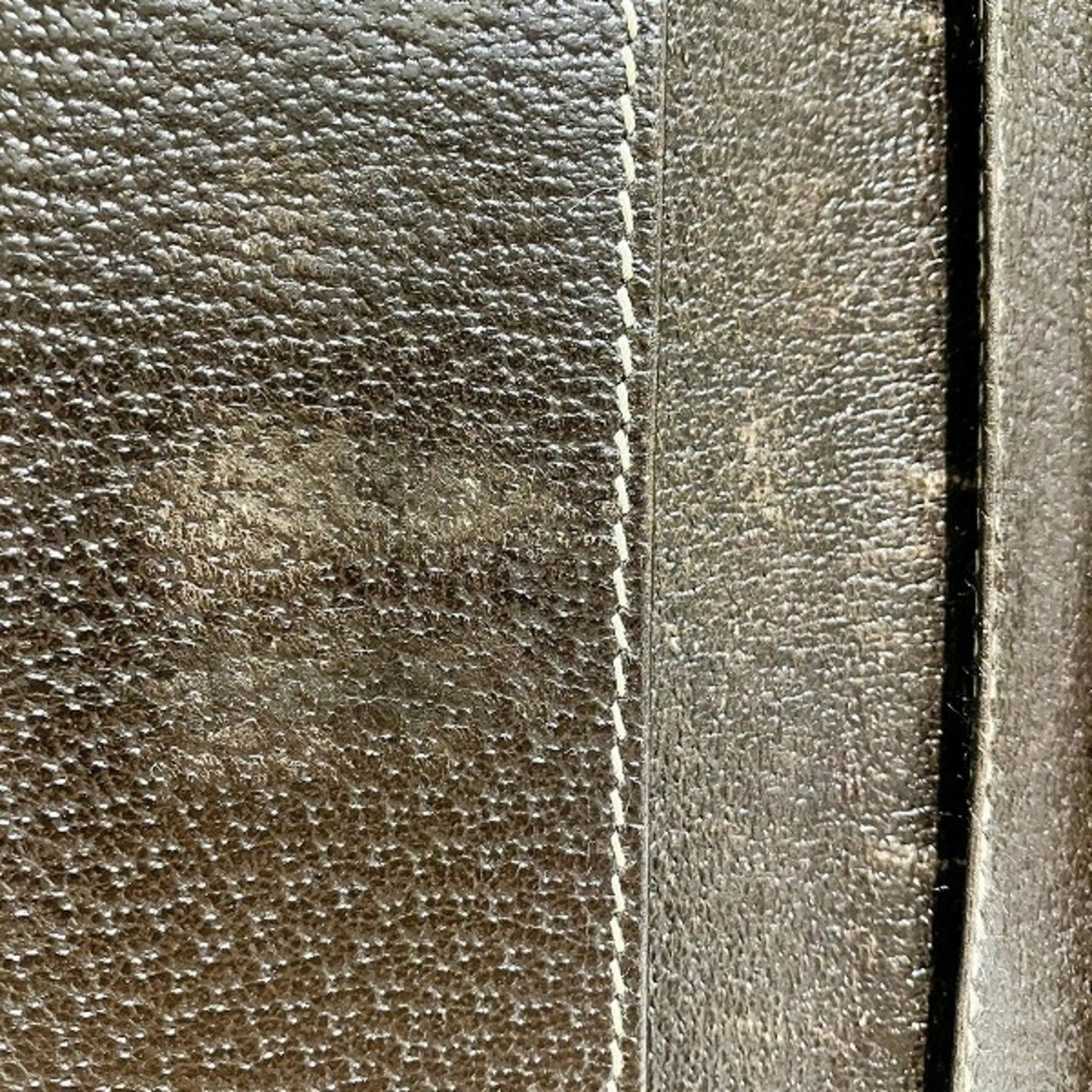 Gucci Brown Canvas Leather Long Wallet (Bi-Fold)