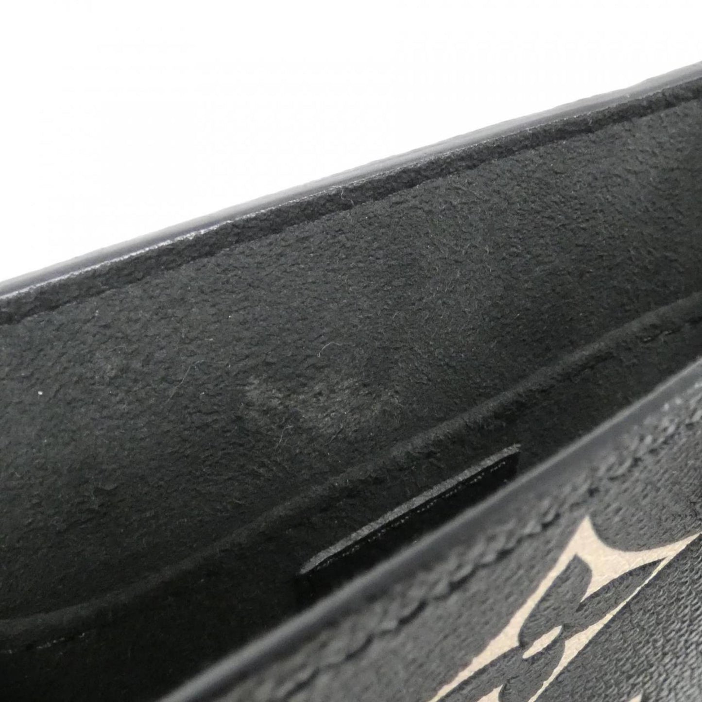 Louis Vuitton Beige Black Leather Handbag Shoulder Bag