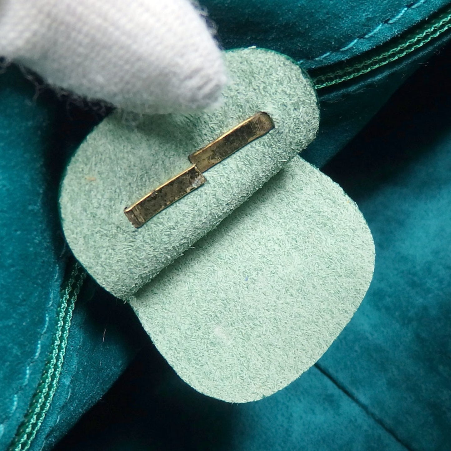 Gucci Green Leather Handbag