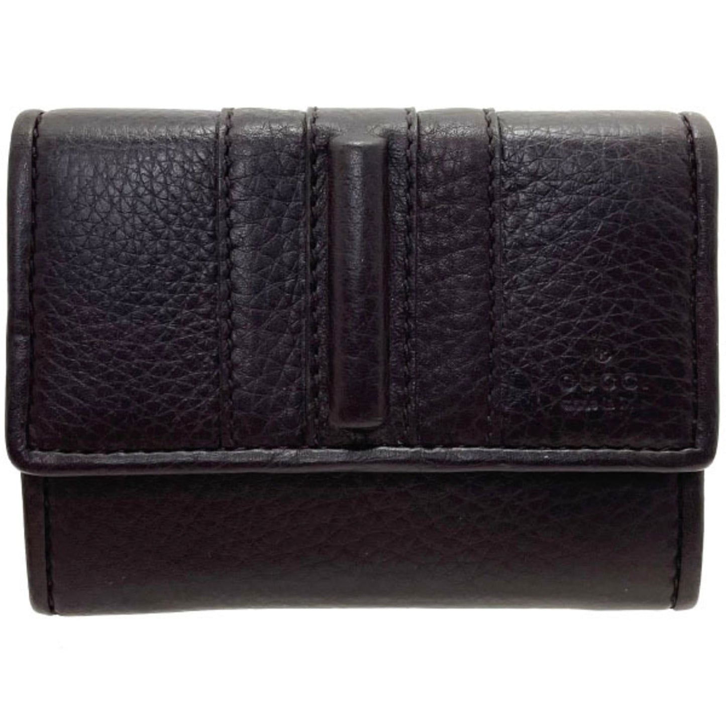 Gucci Dark Brown Leather Coin Purse/Coin Case ()