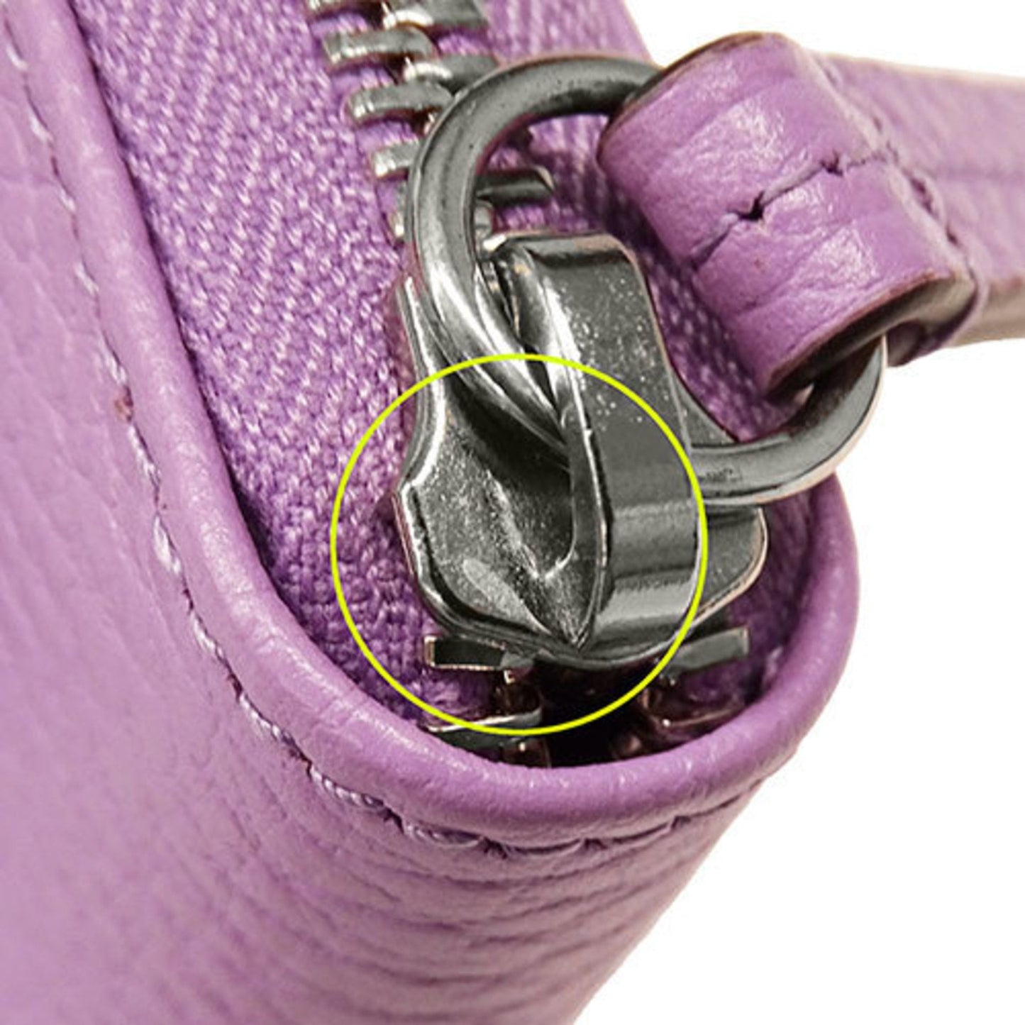 Gucci Purple Leather Coin Purse/Coin Case