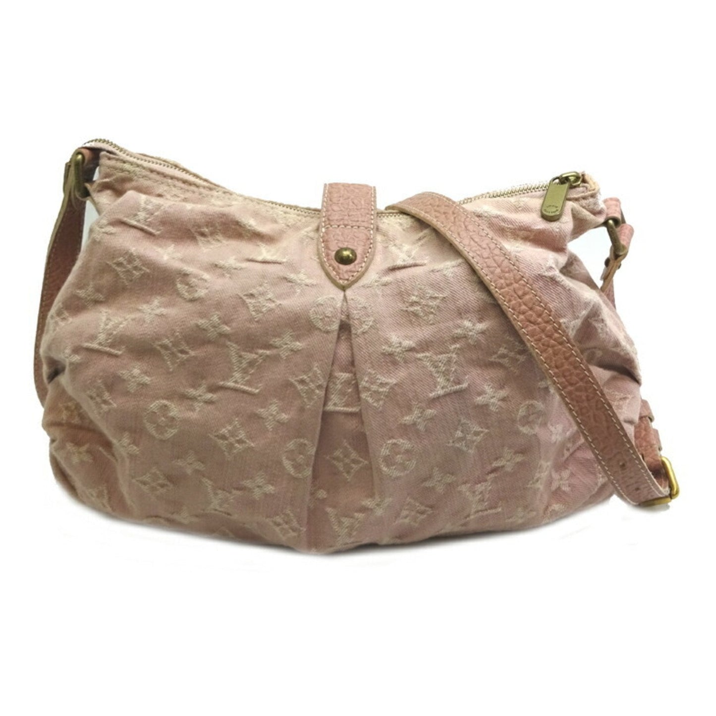 Louis Vuitton Monogram Denim Pink Monogram Denim Shoulder Bag