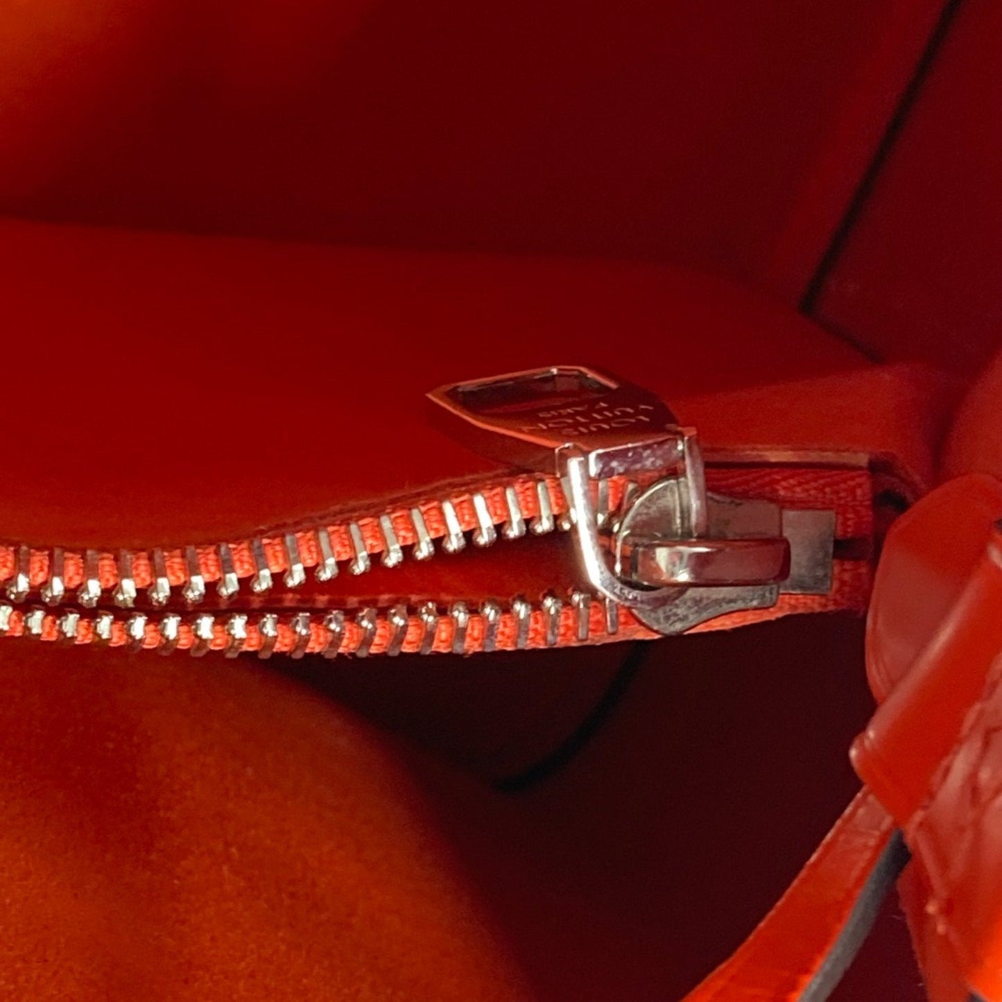 Louis Vuitton Pink Leather Shoulder Bag