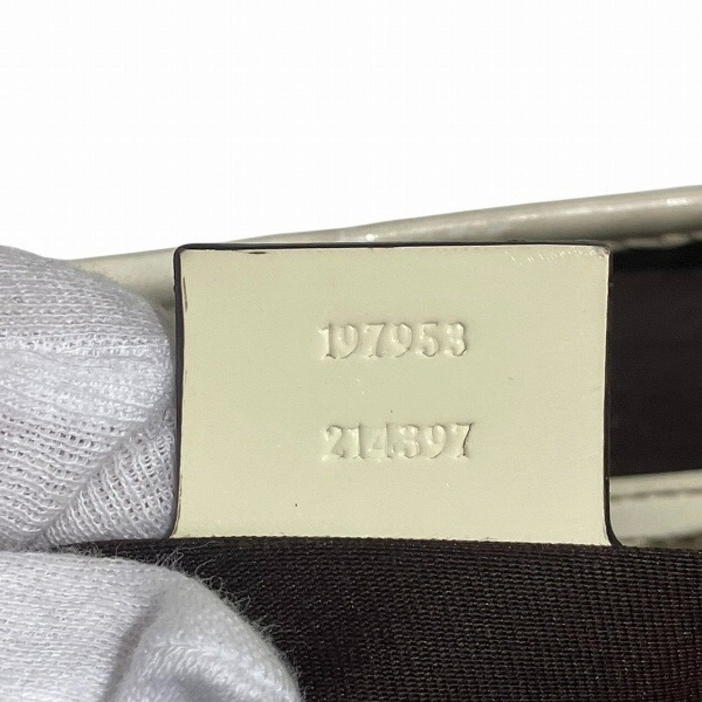 Gucci Brown White Gg Supreme Leather Shoulder Bag Tote Bag