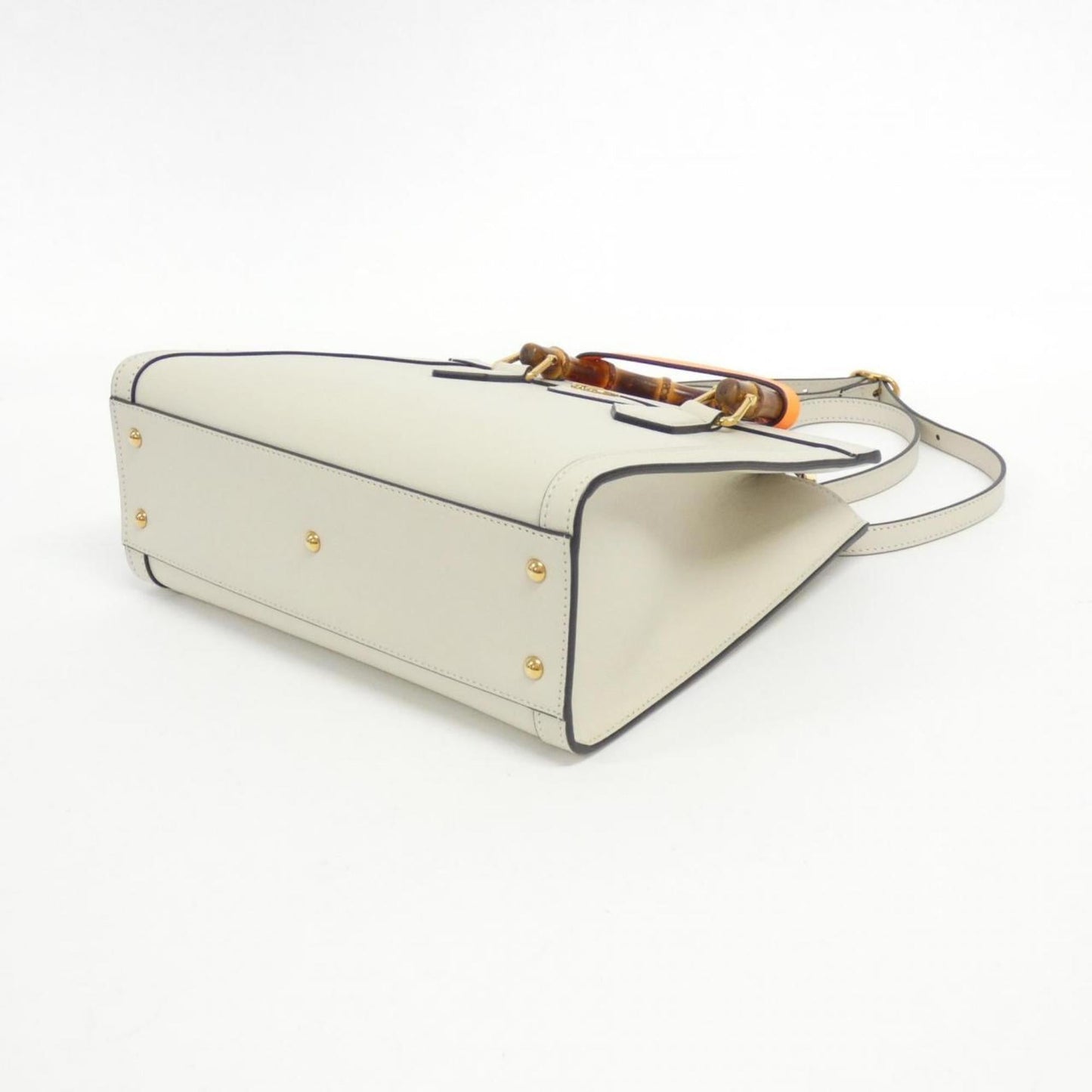 Gucci White Leather Handbag