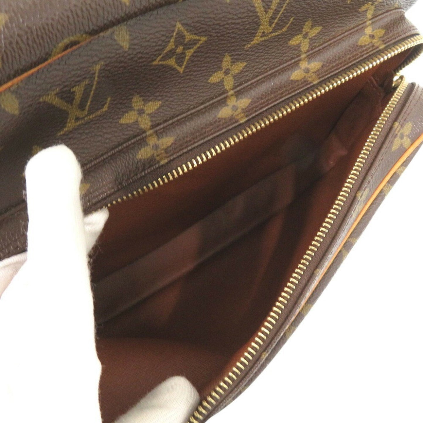 Louis Vuitton Brown Monogram Shoulder Bag