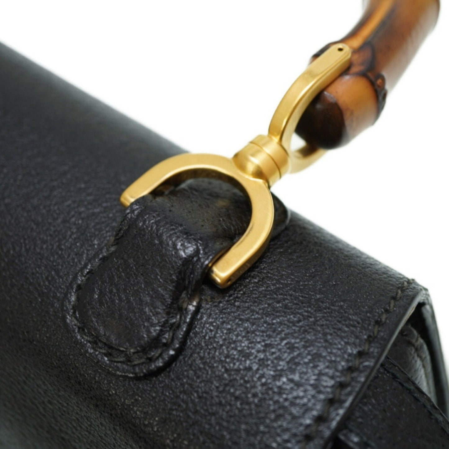 Gucci Black Leather Handbag