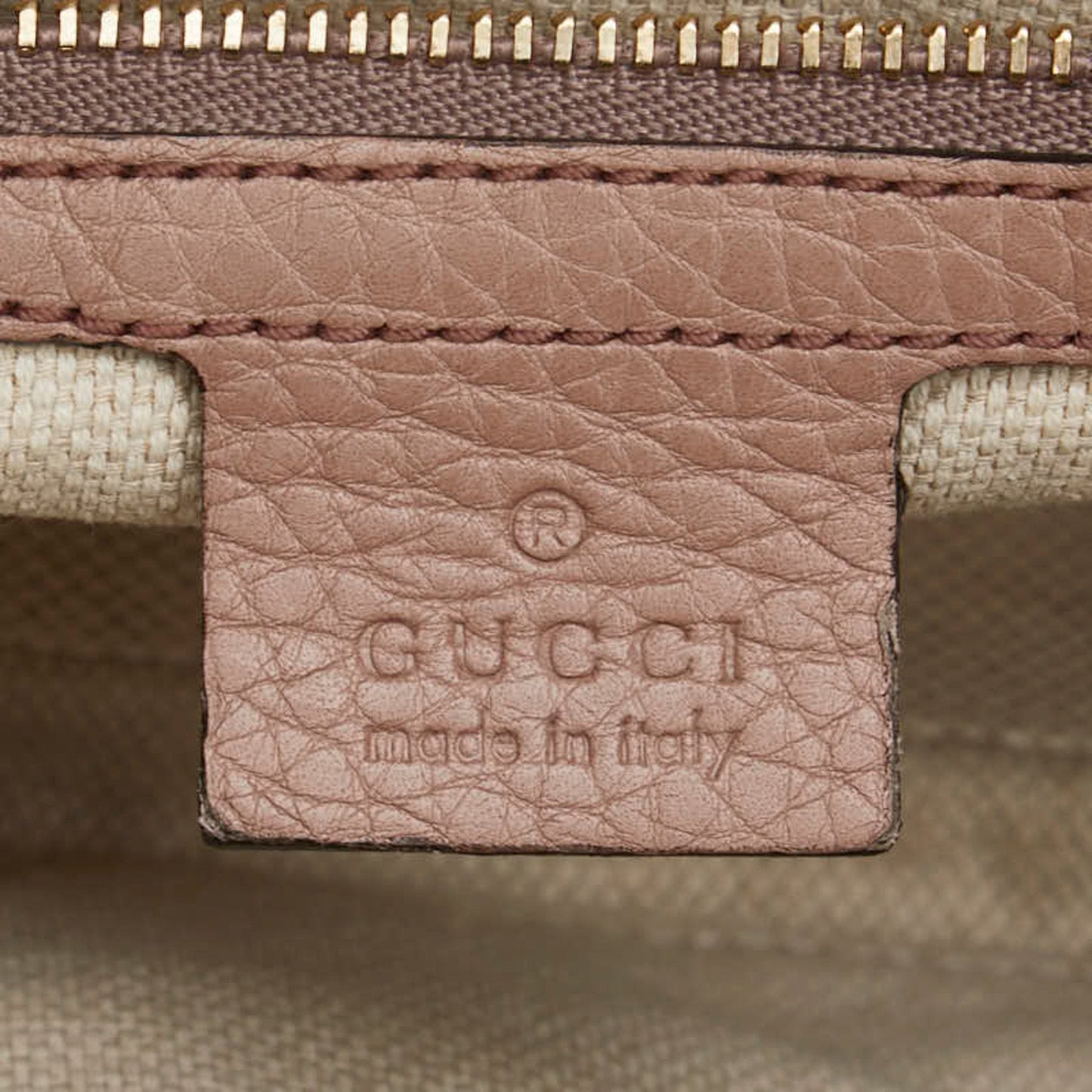 Gucci Pink Leather Shoulder Bag