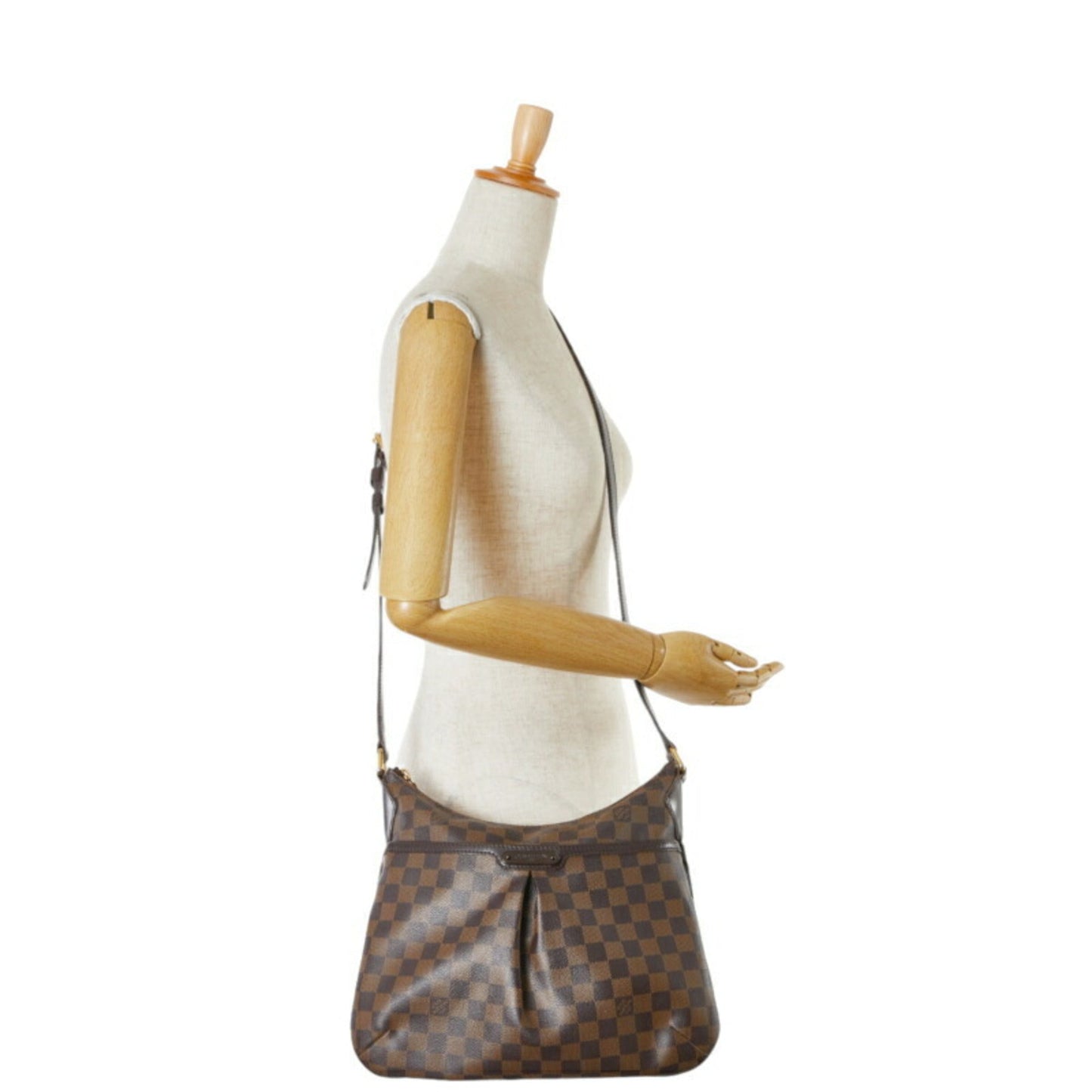 Louis Vuitton Brown Pvc Leather Shoulder Bag