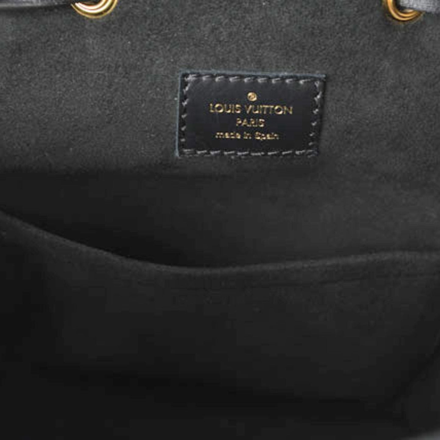Louis Vuitton Black Monogram Empreinte Leather Backpack