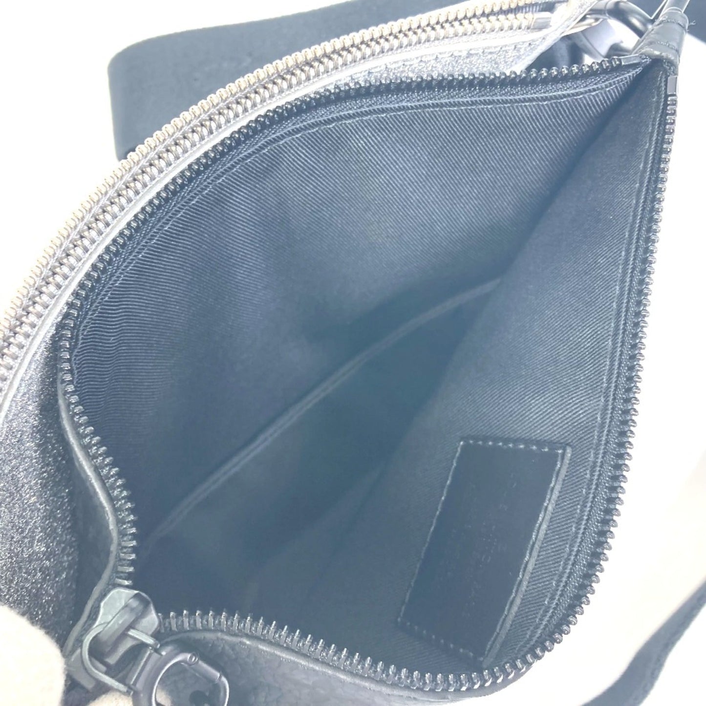 Louis Vuitton Silver Leather Shoulder Bag