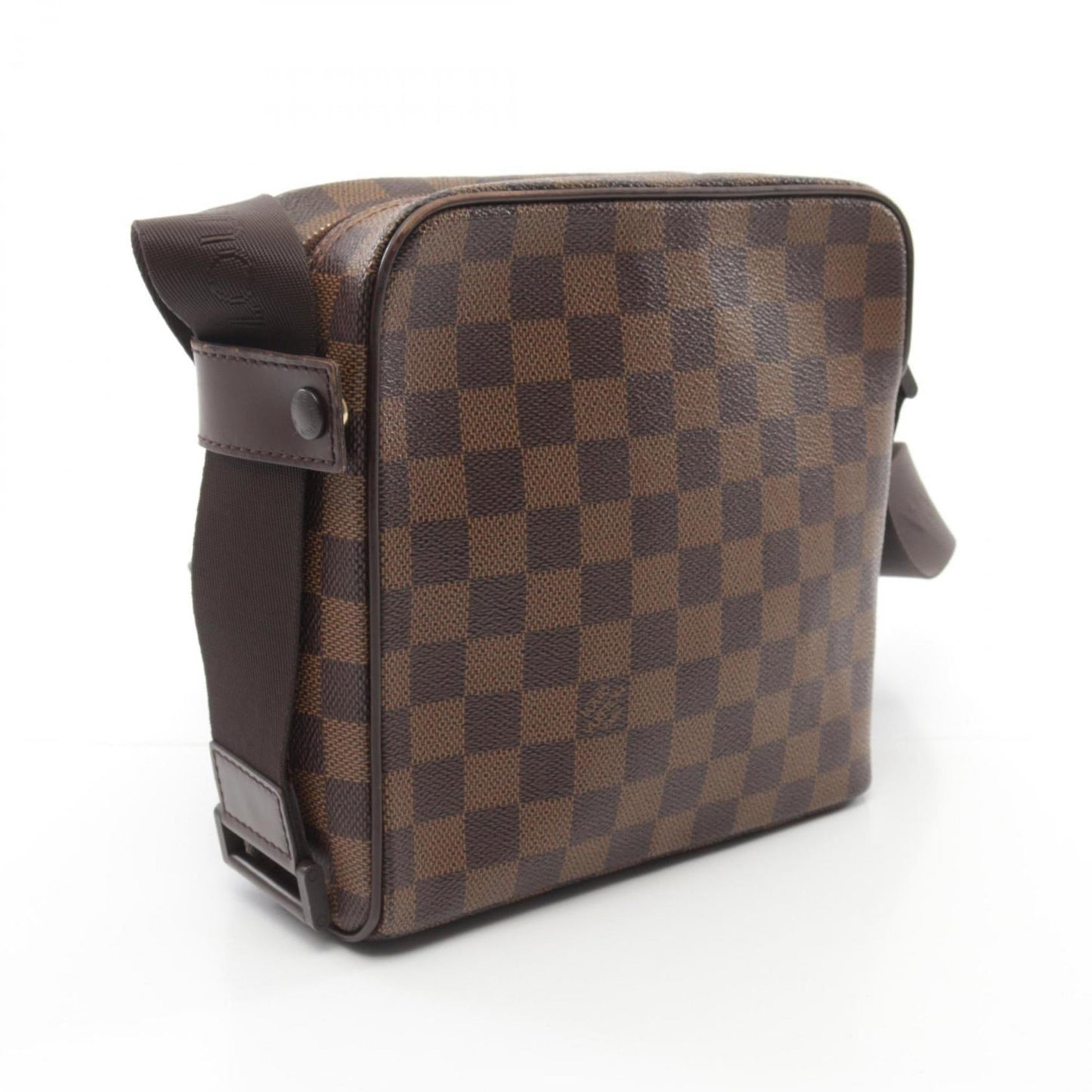 Louis Vuitton Damier Brown Coated Canvas Leather Shoulder Bag