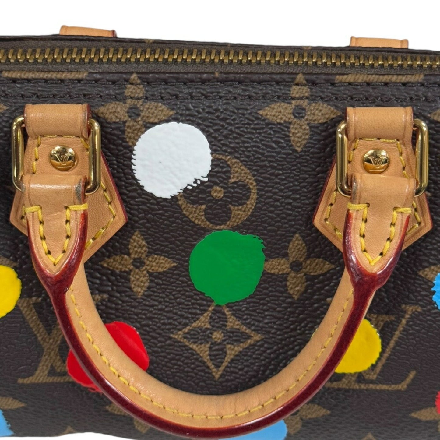 Louis Vuitton Yayoi Kusama Brown Multi-Color Monogram Shoulder Bag
