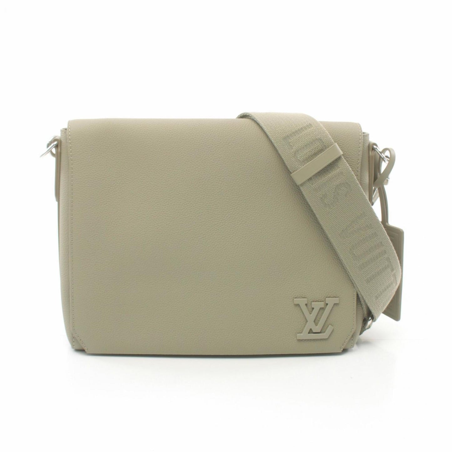 Louis Vuitton Green Leather Shoulder Bag ()