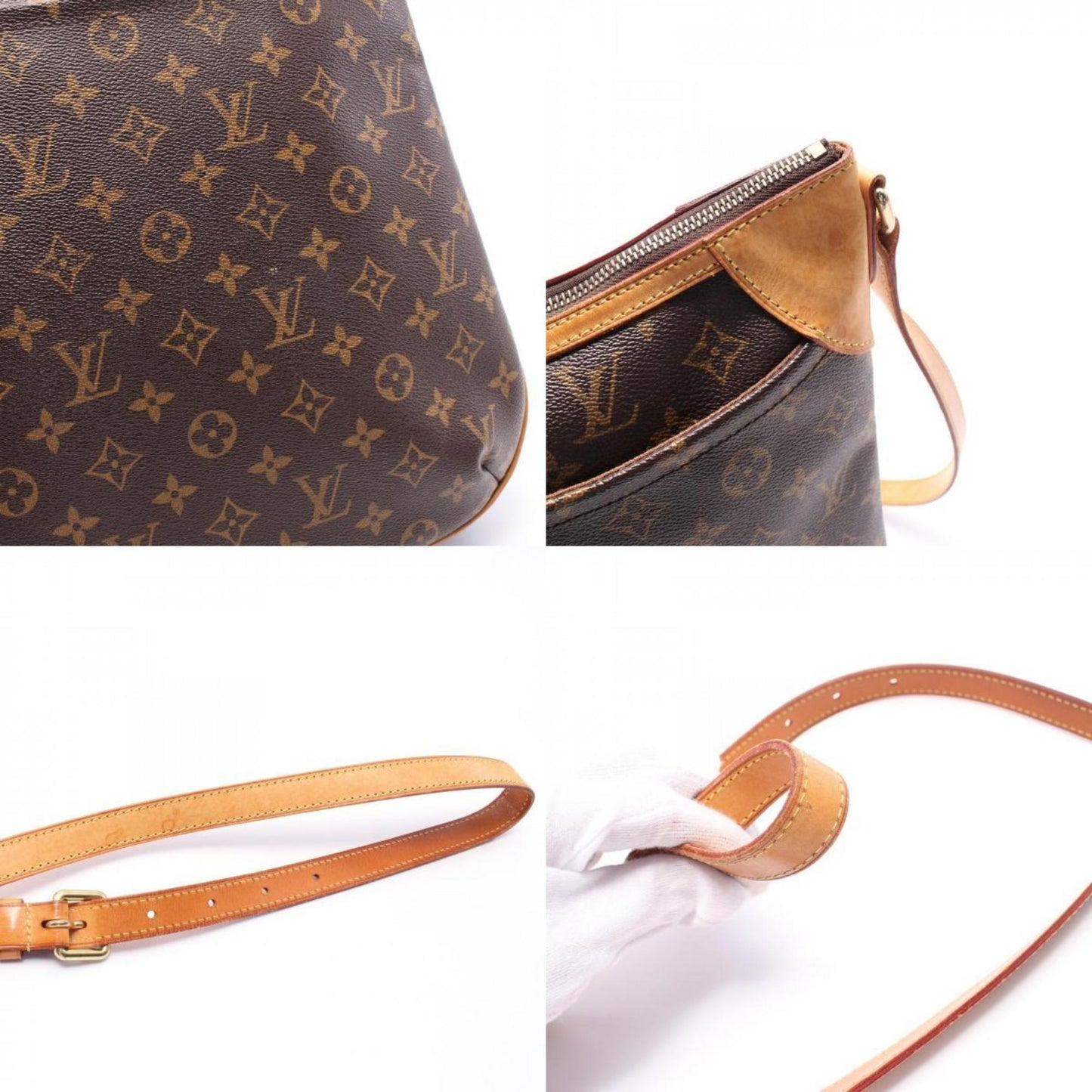 Louis Vuitton Brown Monogram Monogram Leather Shoulder Bag