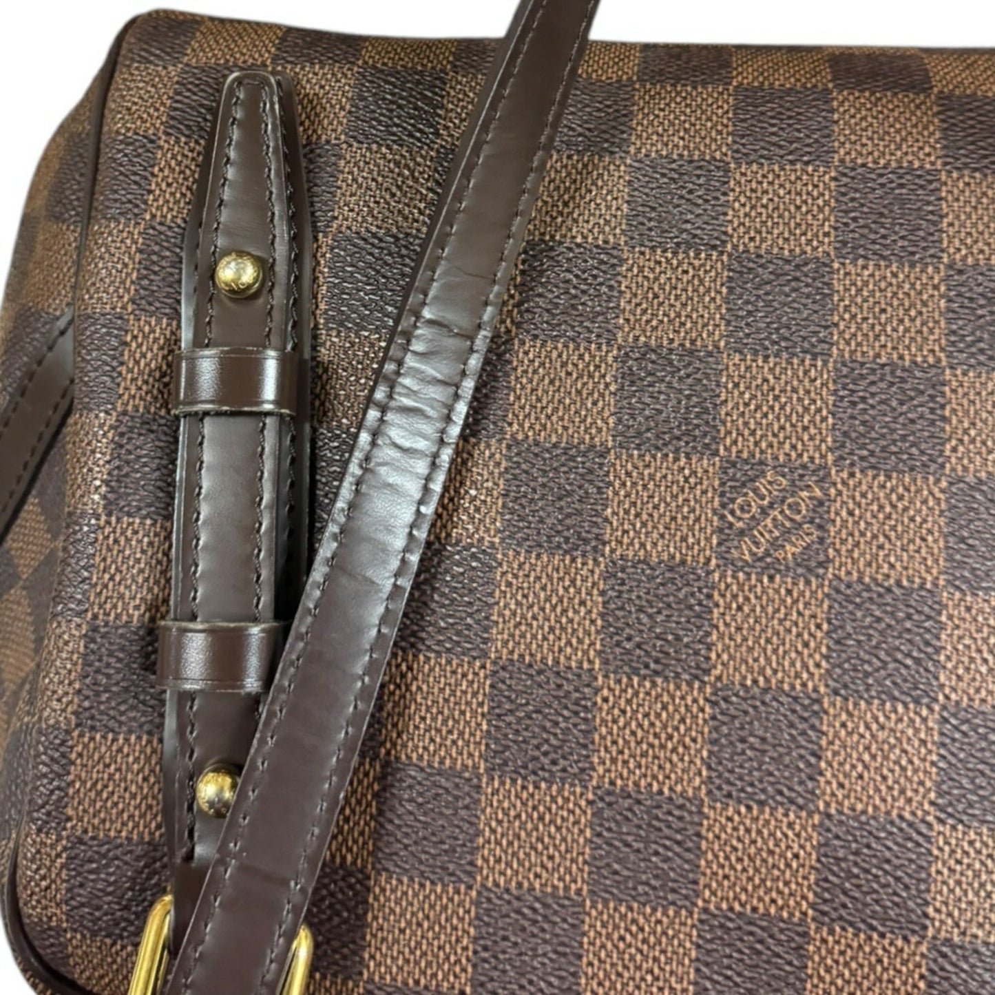 Louis Vuitton Damier Brown Damier Canvas Damier Canvas Shoulder Bag
