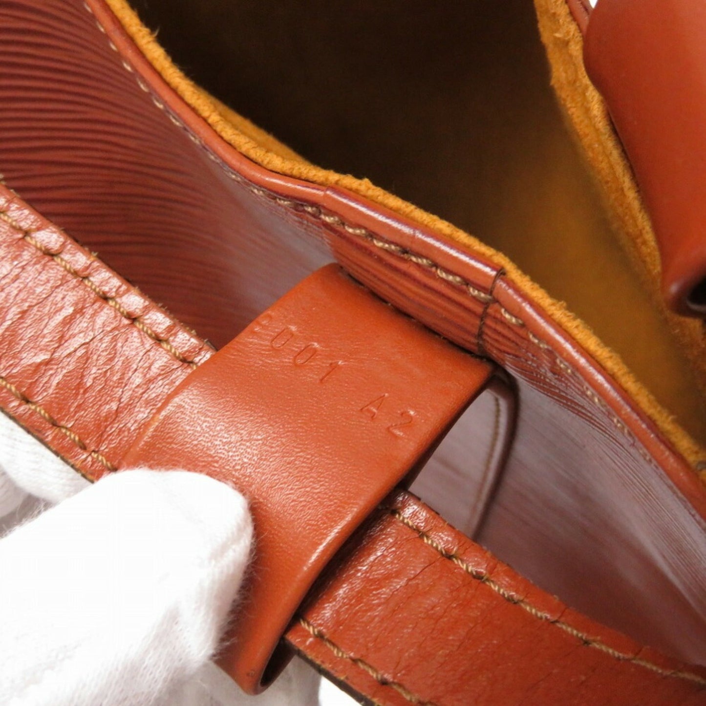 Louis Vuitton Epi Brown Epi Leather Shoulder Bag