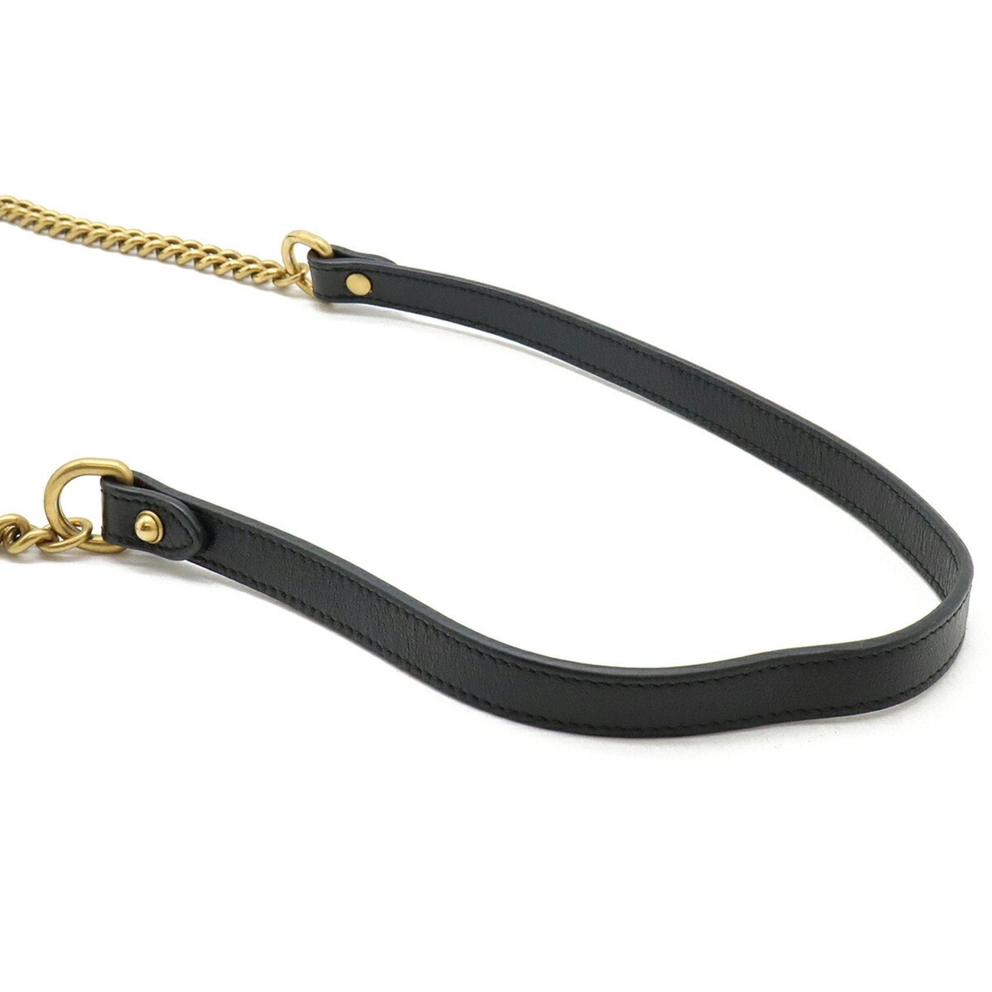 Gucci Gg Marmont Black Leather Shoulder Bag