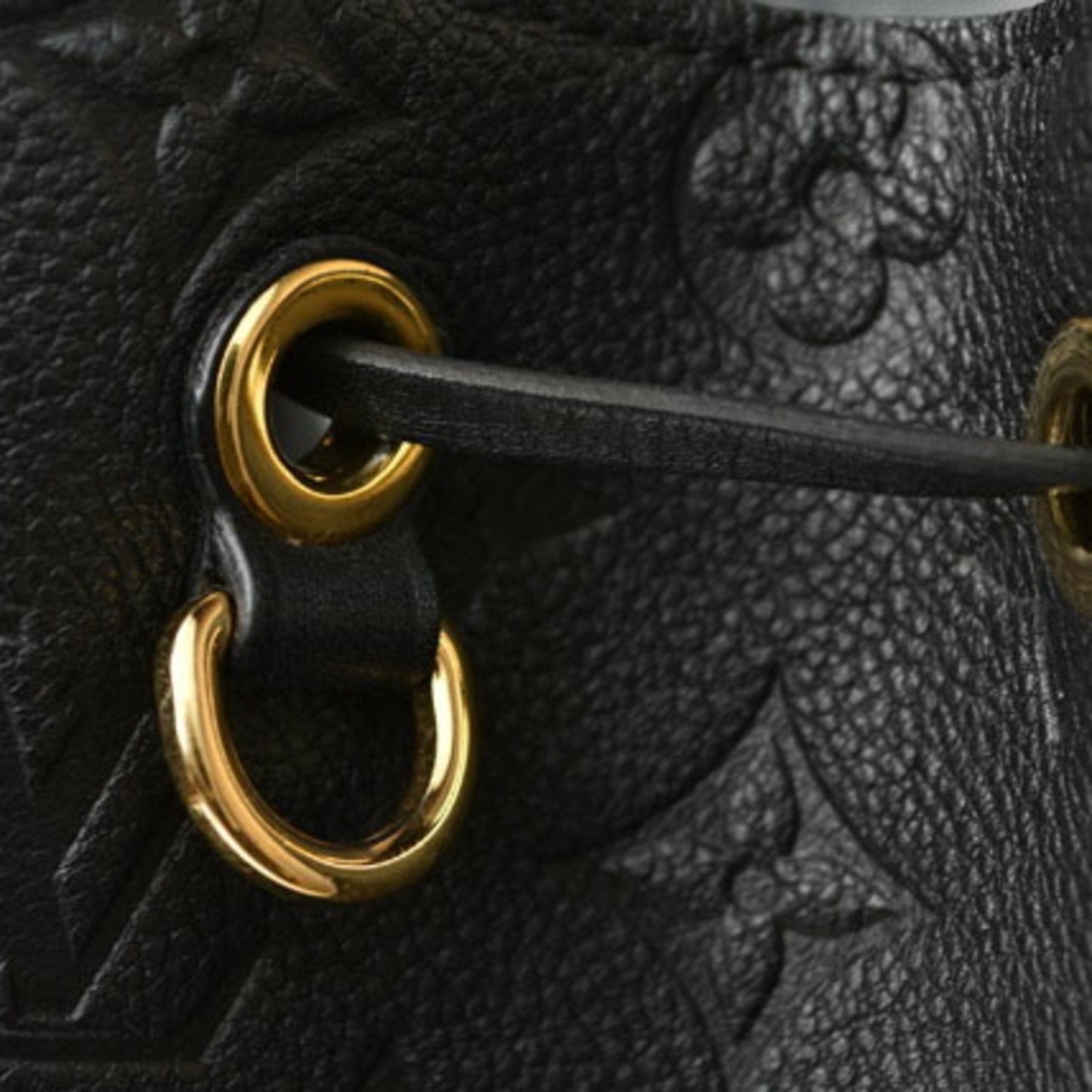 Louis Vuitton Black Monogram Empreinte Leather Backpack