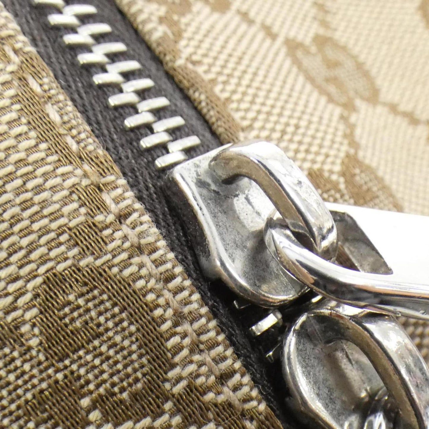 Gucci Beige Brown Gg Canvas Backpack