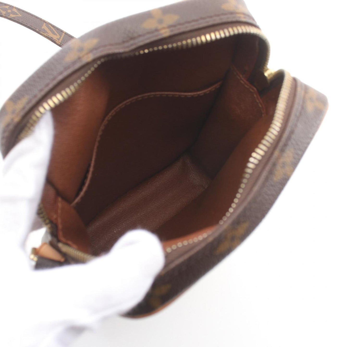 Louis Vuitton Brown Pvc Leather Shoulder Bag