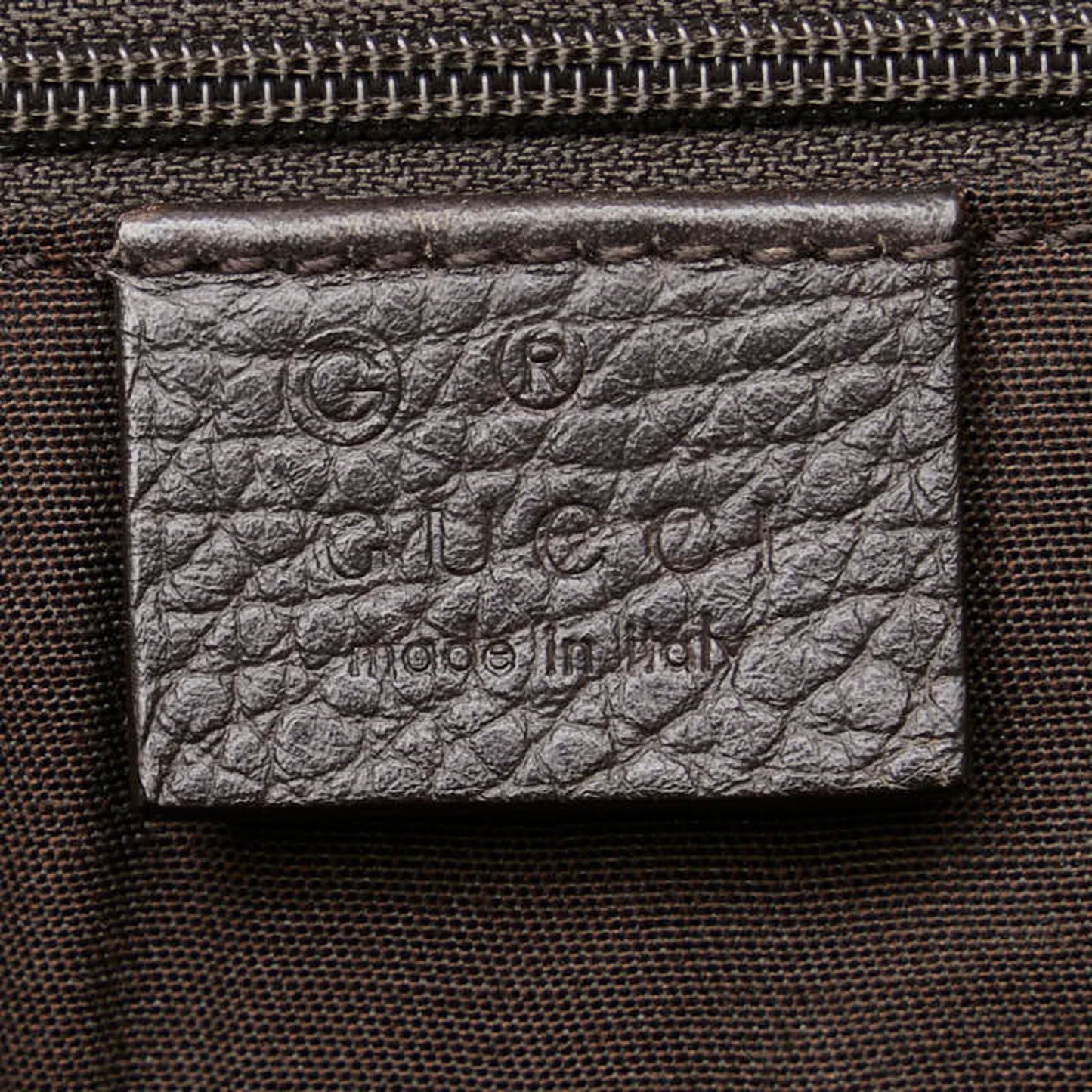 Gucci Gg Crystal Beige Brown Pvc Leather Handbag Tote Bag