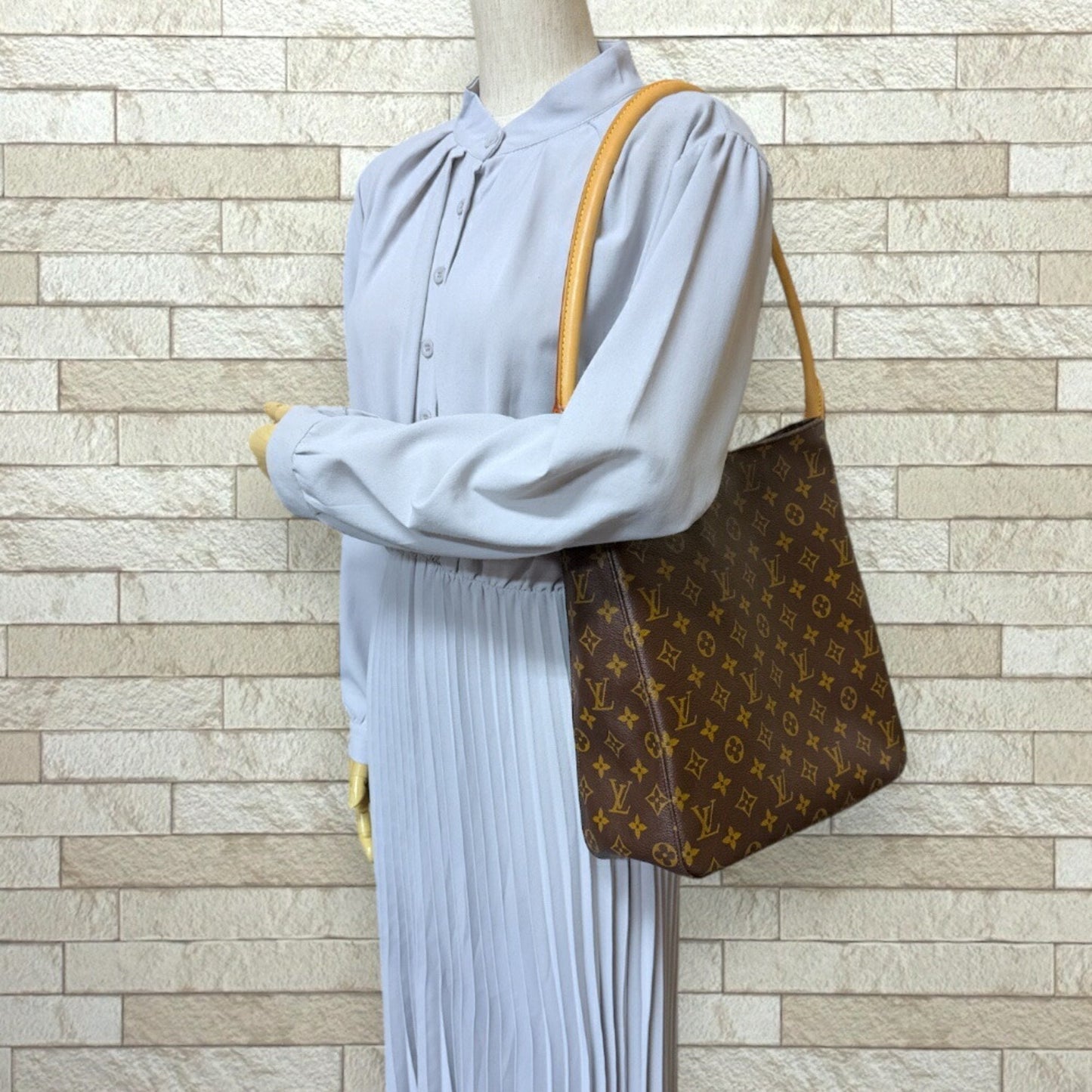 Louis Vuitton Brown Monogram Shoulder Bag