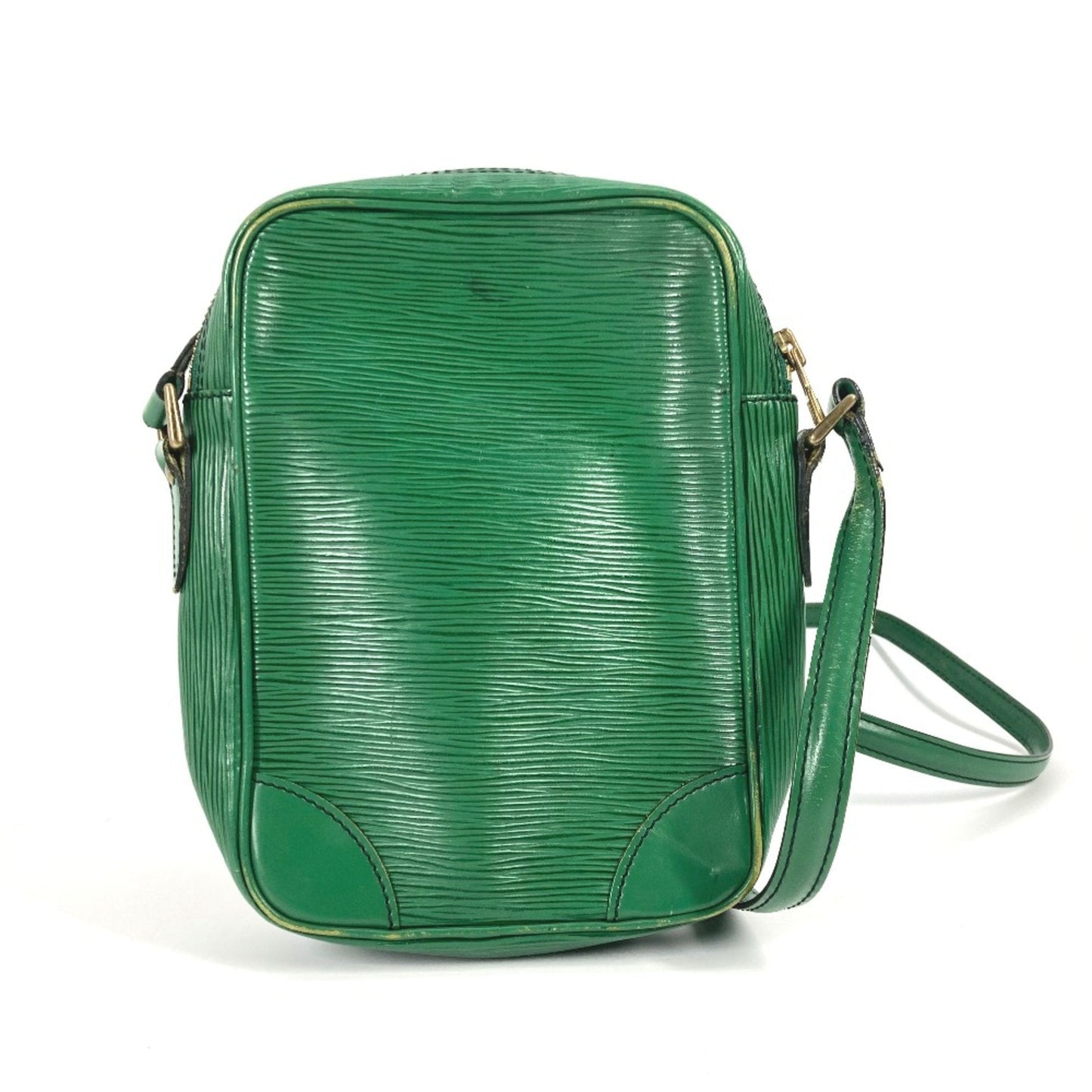 Louis Vuitton Green Leather Shoulder Bag