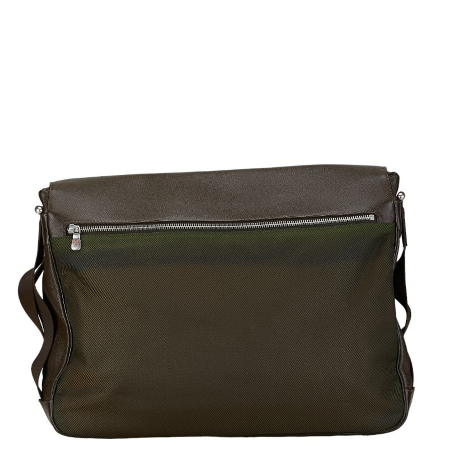 Louis Vuitton Acajou Brown Leather Shoulder Bag