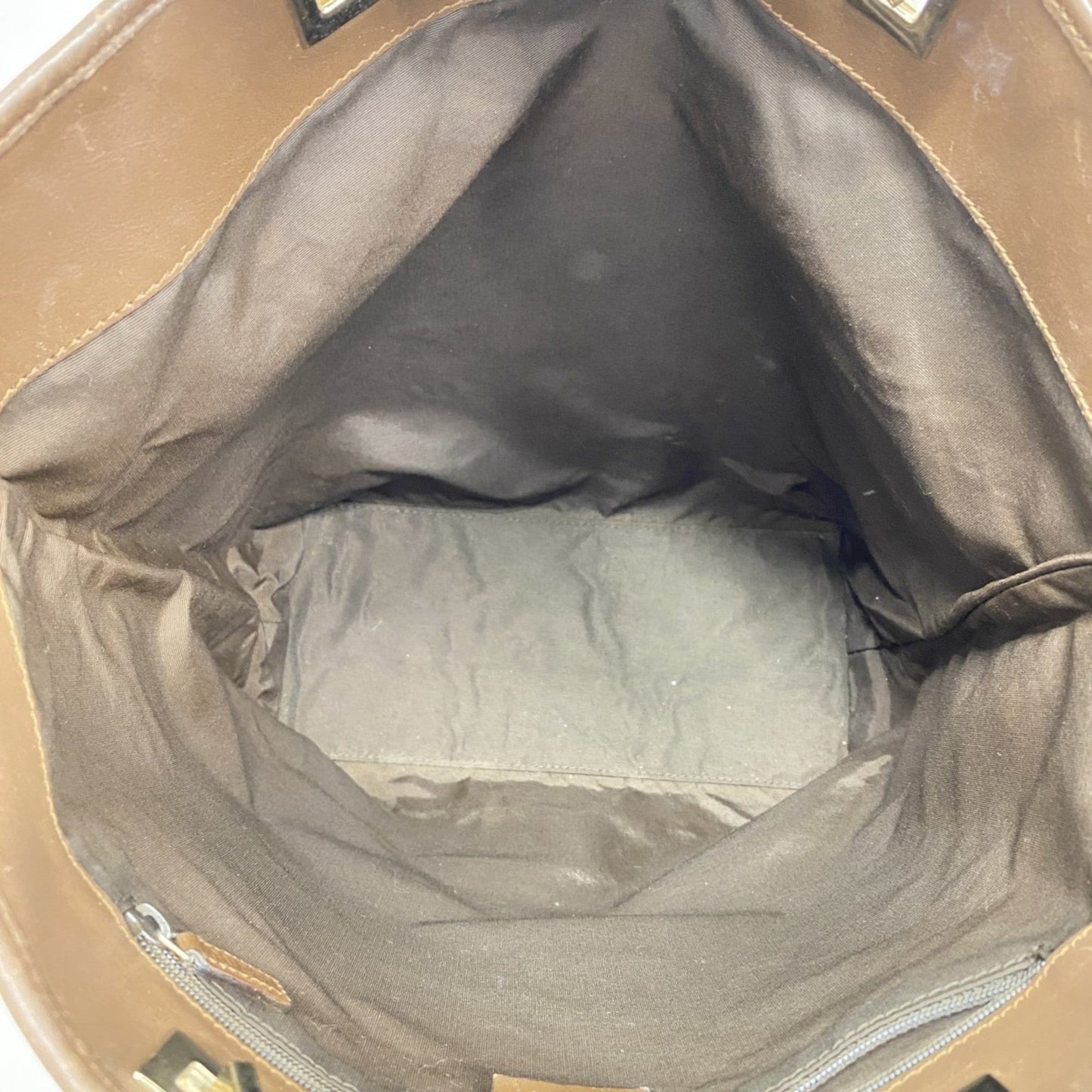 Gucci Brown Canvas Tote Bag