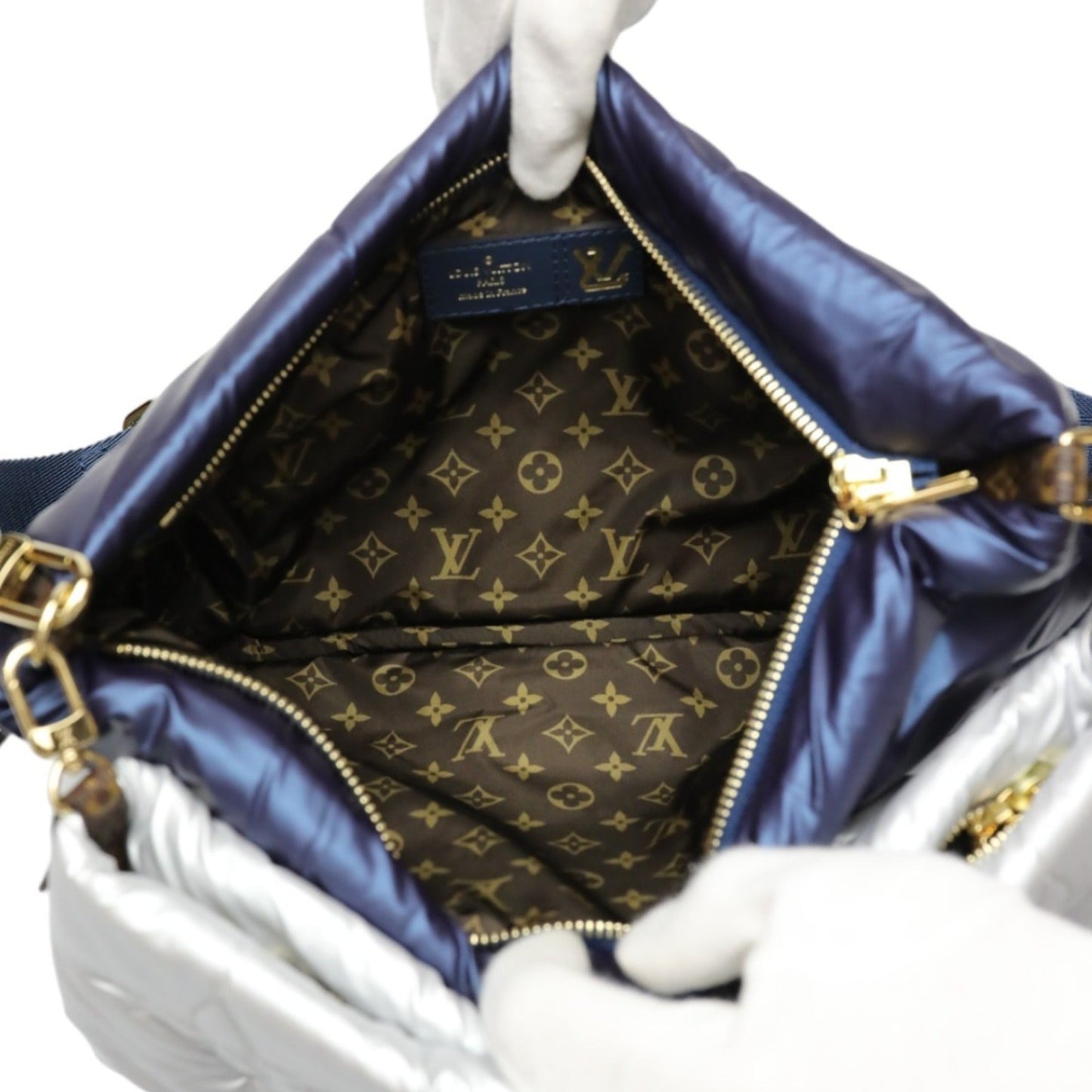 Louis Vuitton Navy Pouch Shoulder Bag