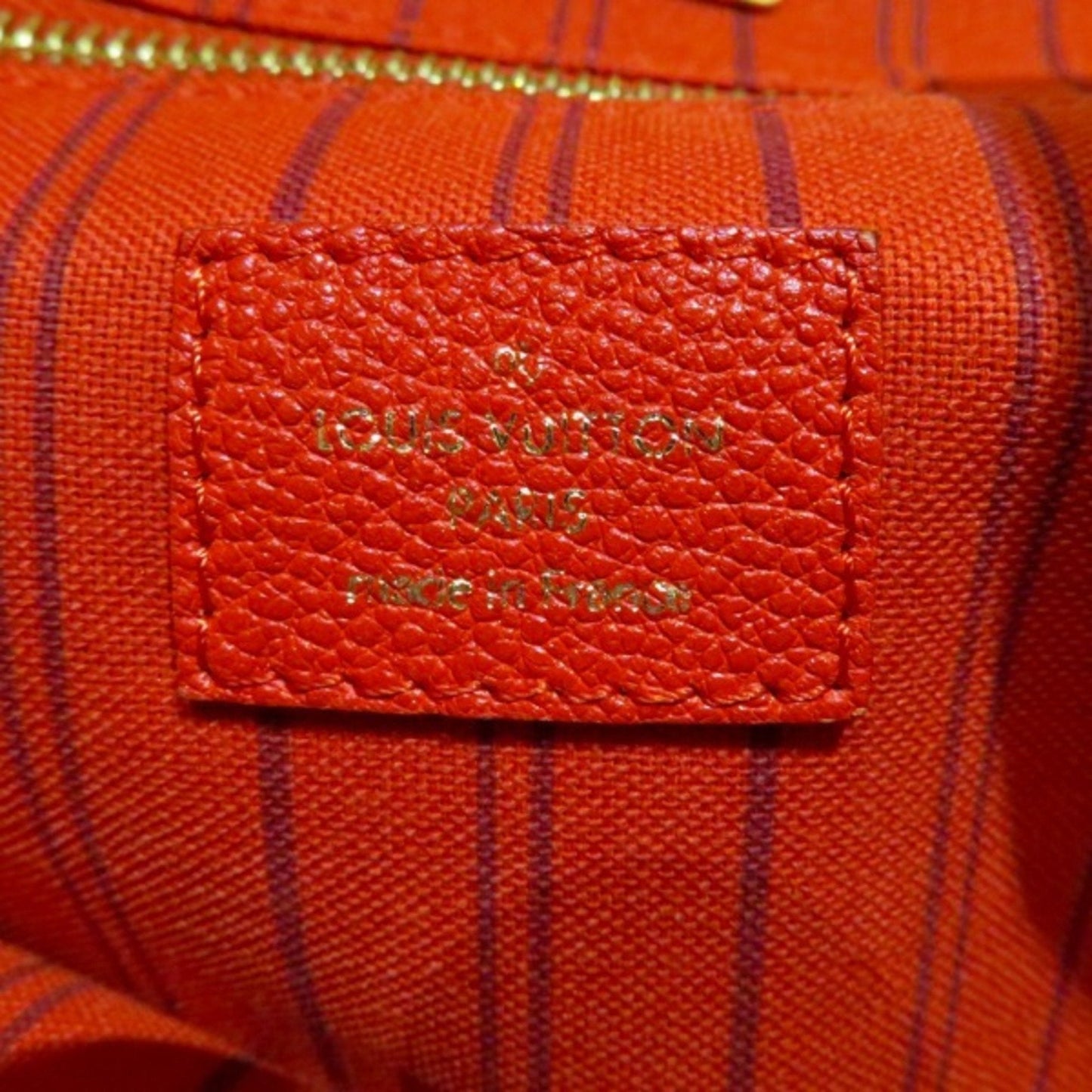 Louis Vuitton Auriane Red Color Monogram Empreinte Leather Shoulder Bag Tote Bag