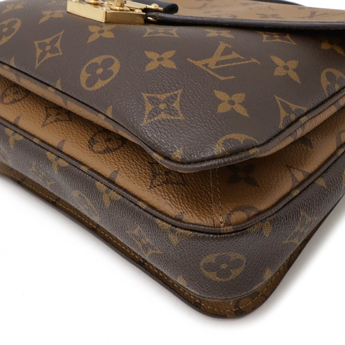Louis Vuitton Monogram Monogram Reverse Monogram Reverse Handbag Pochette Shoulder Bag