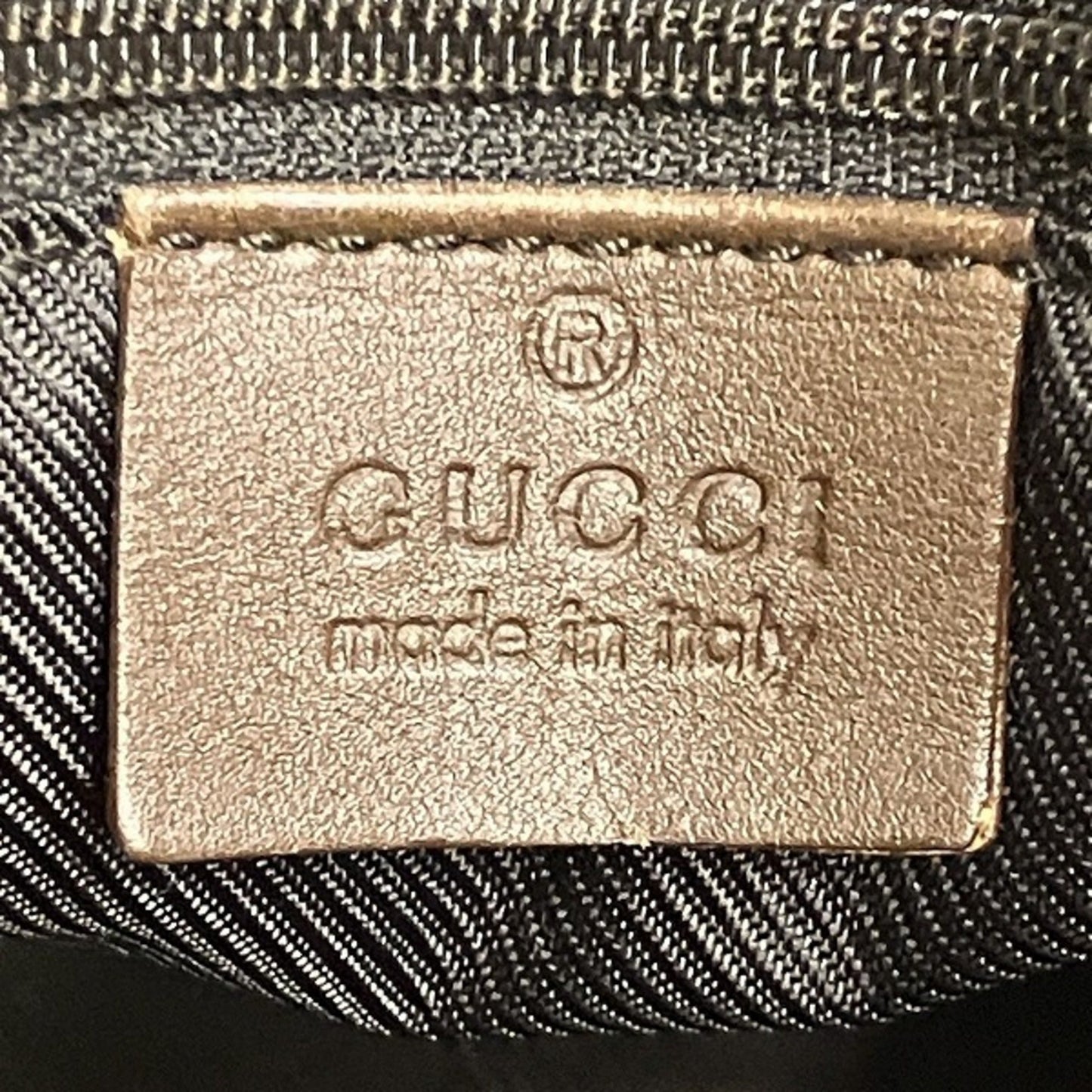 Gucci Beige Brown Gg Canvas Leather Tote Bag
