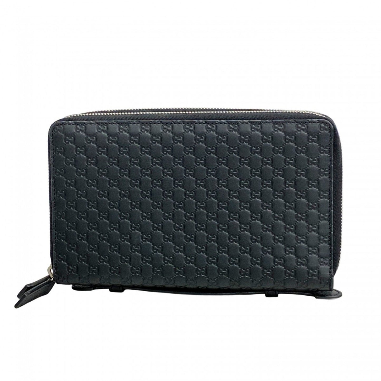 Gucci Black Leather Long Wallet (Bi-Fold) ()