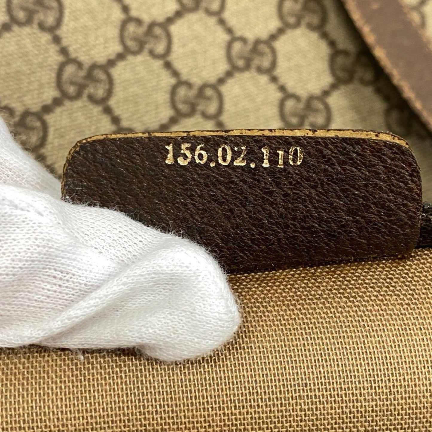 Gucci Brown Gg Supreme Tote Bag