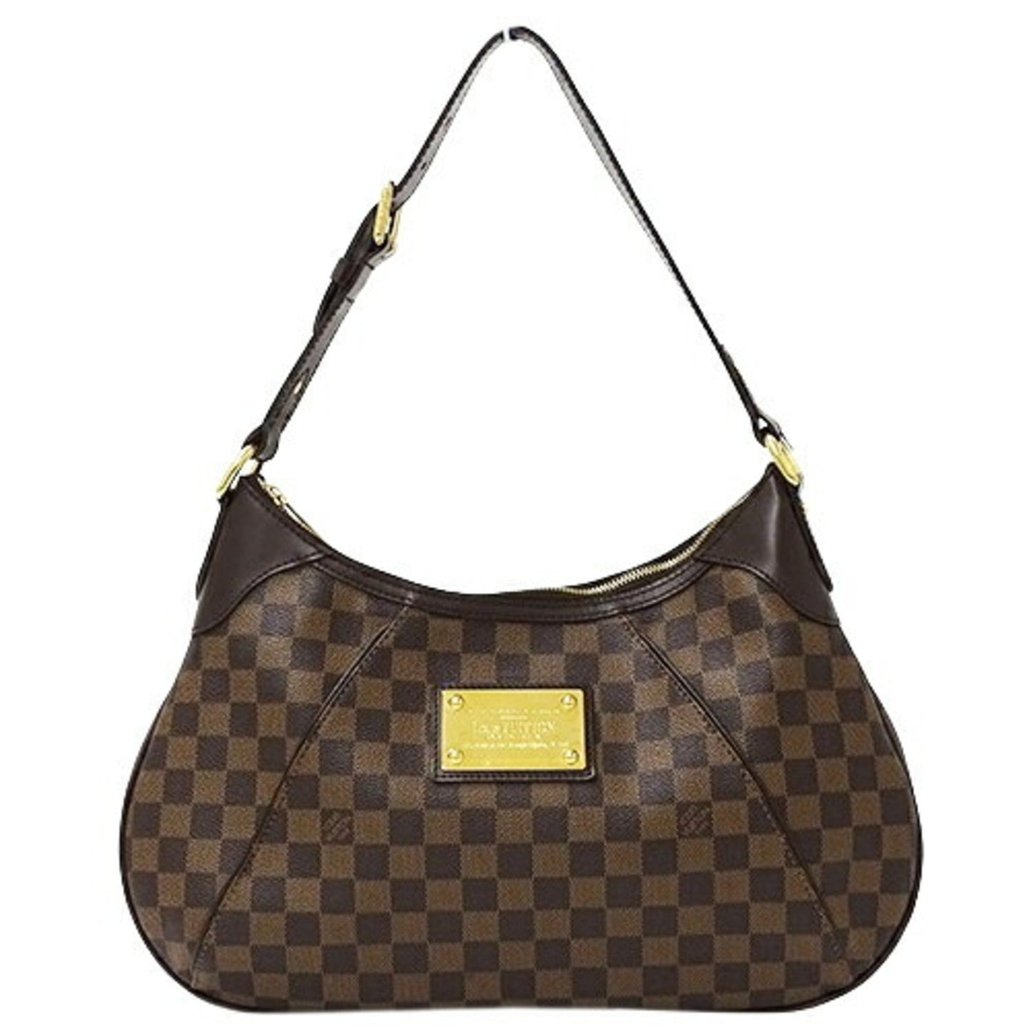 Louis Vuitton Damier Damier Canvas Ebene Damier Canvas Shoulder Bag