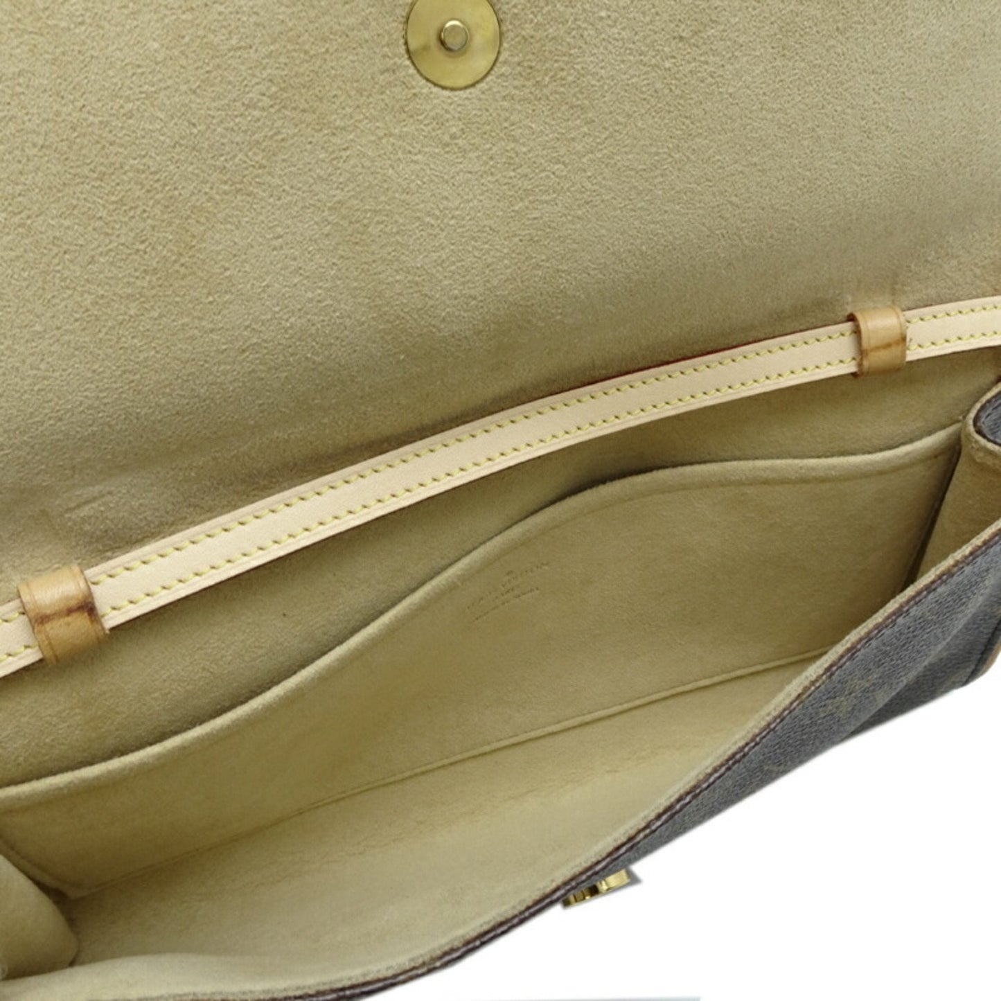 Louis Vuitton Brown Monogram Pochette Shoulder Bag