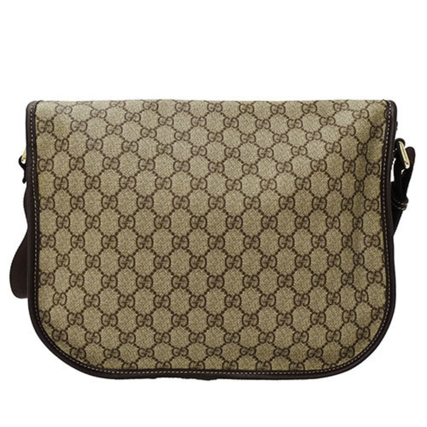 Gucci Brown Pvc Messenger Bag Shoulder Bag