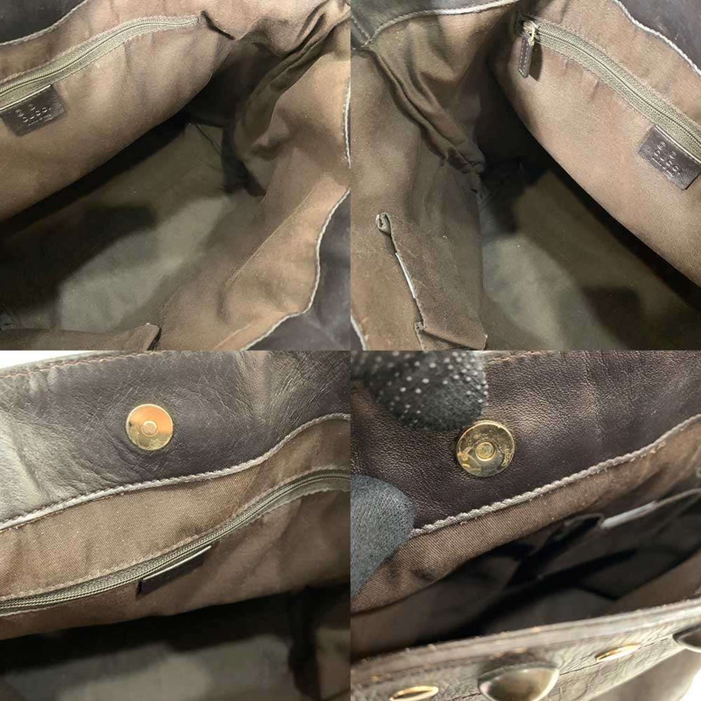 Gucci Brown Leather Handbag