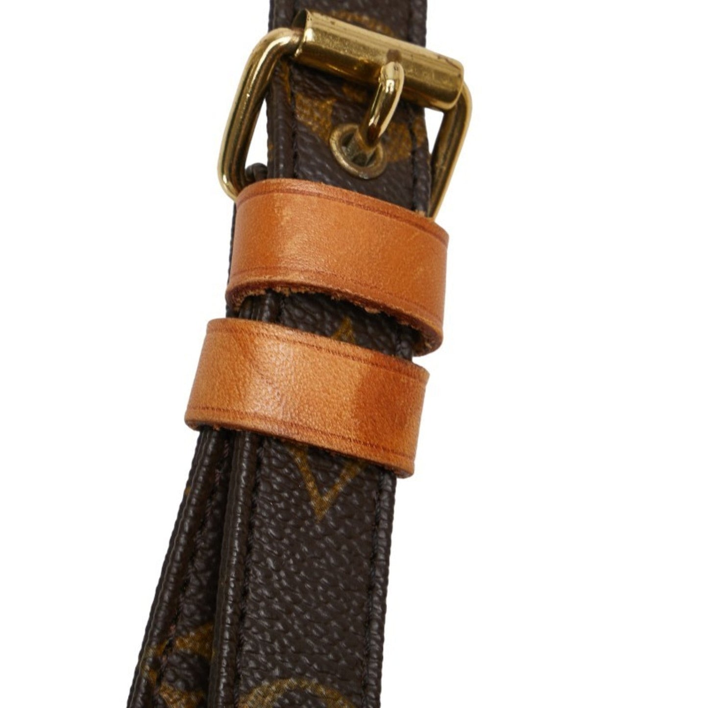 Louis Vuitton Brown Pvc Leather Shoulder Bag