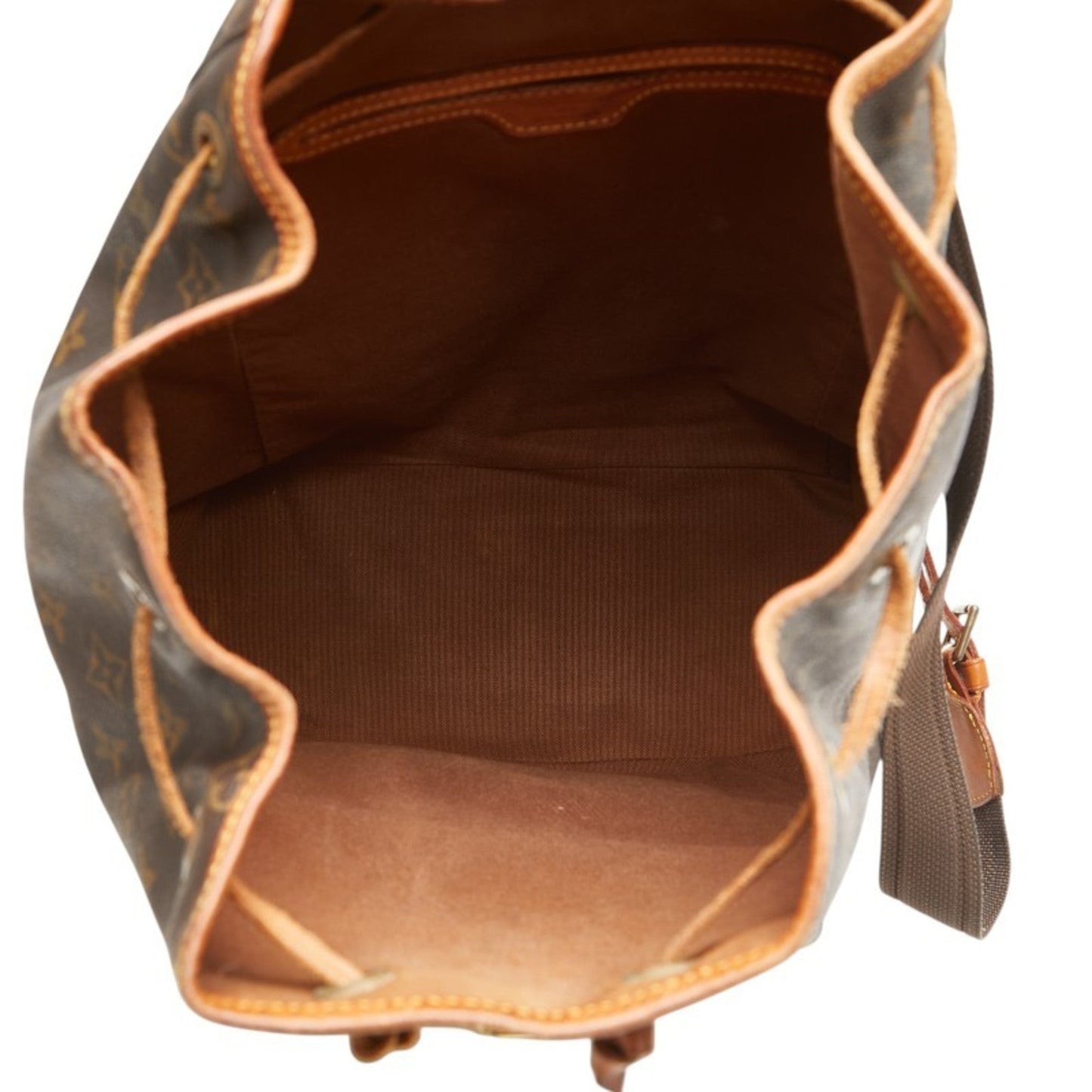 Louis Vuitton Brown Pvc Leather Backpack