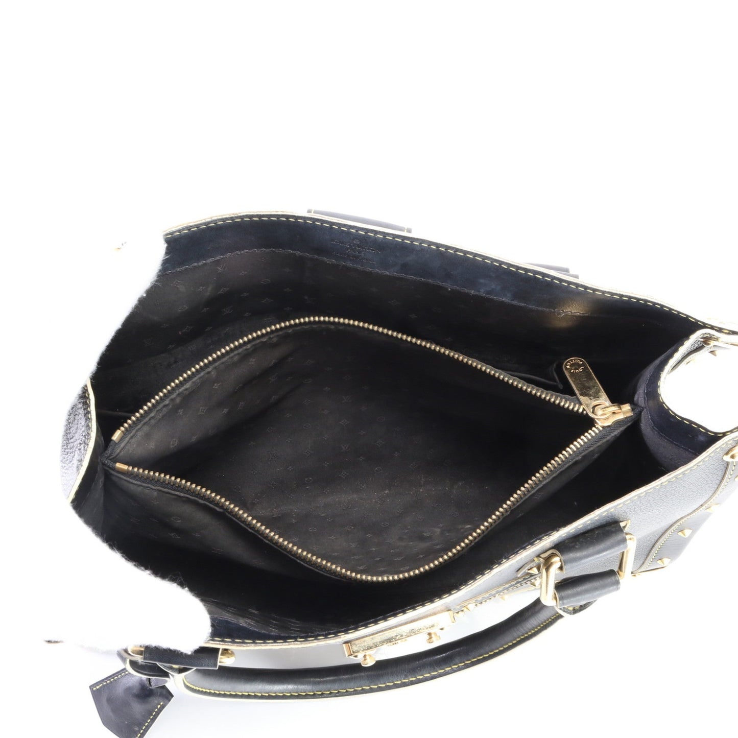 Louis Vuitton Noir Leather Shoulder Bag