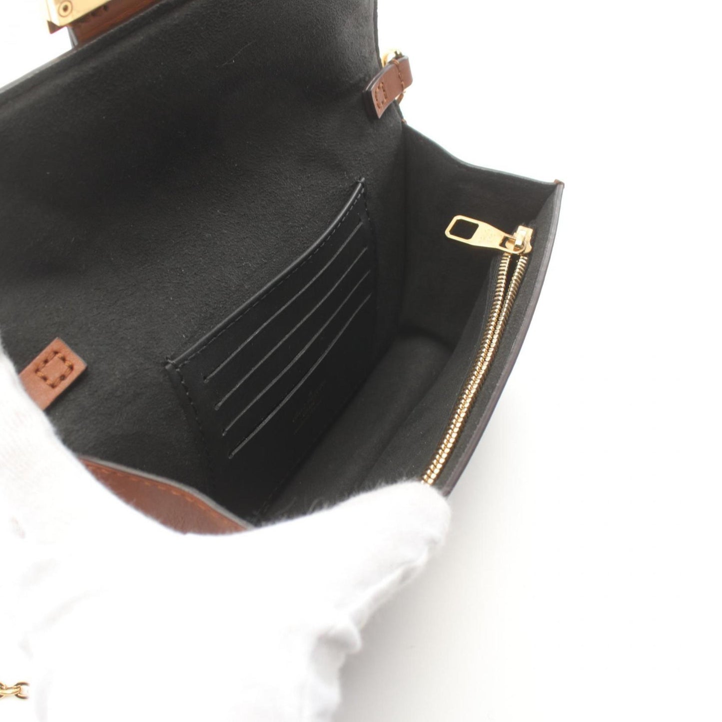 Louis Vuitton Beige Brown Pvc Leather Shoulder Bag
