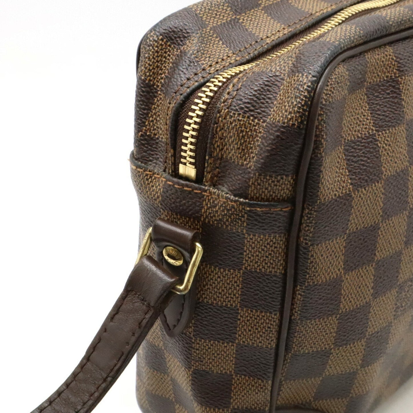 Louis Vuitton Brown Pvc Shoulder Bag