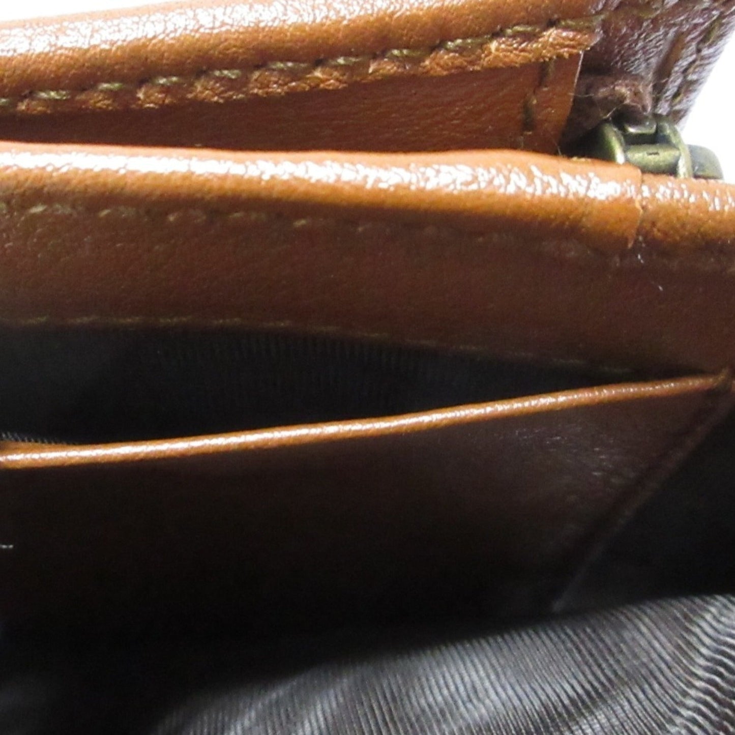 Gucci Brown Bamboo Wallet (Tri-Fold)