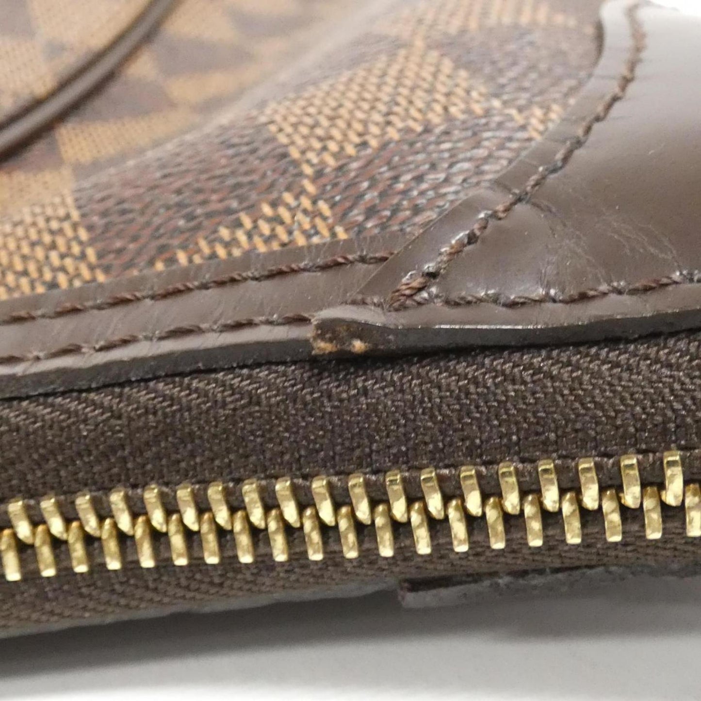 Louis Vuitton Damier Ebene Coated Canvas Shoulder Bag