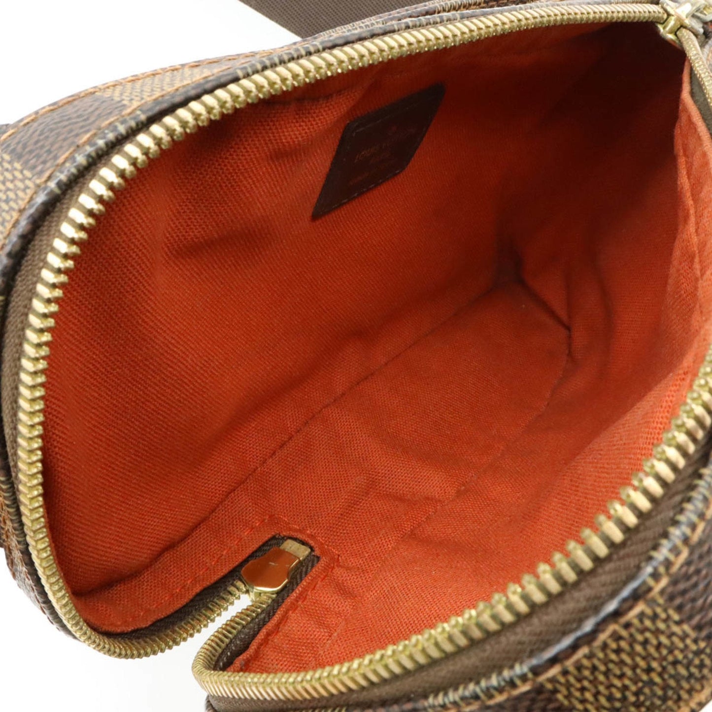 Louis Vuitton Brown Damier Canvas Pvc Shoulder Bag Sling Bag