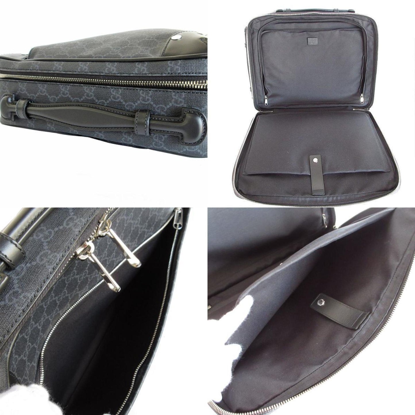 Gucci Gray Pvc Backpack Handbag