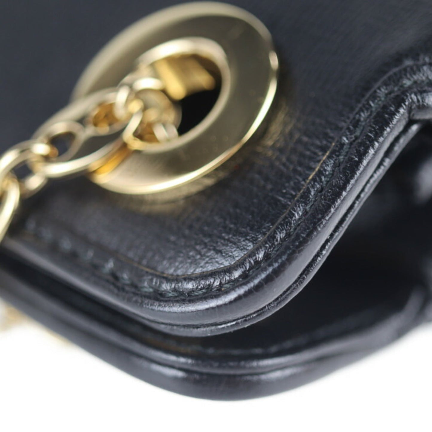 Gucci Black Leather Shoulder Bag